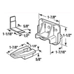 Prime-Line Products R 7321 Drawer Track Guide and Glides