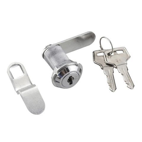 1-1/8" Deluxe Chrome Utility Drawer Lock