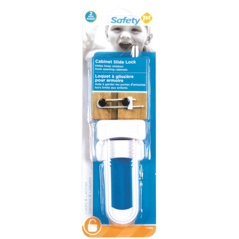 Safety 1st Cabinet Slide Lock - White/2 ct