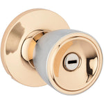 Weiser Beverly Knob for Bedroom/Bathroom, Interior Door Handle, Satin Chrome (9GAC3010-004)