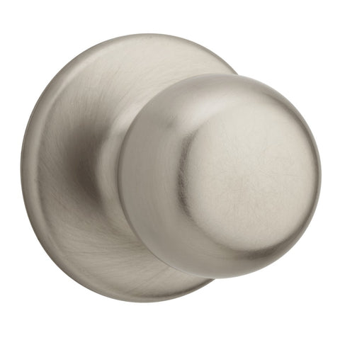 Weiser Fairfax Knob for Hall/Closet with Microban, Interior Door Knob, Satin Nickel