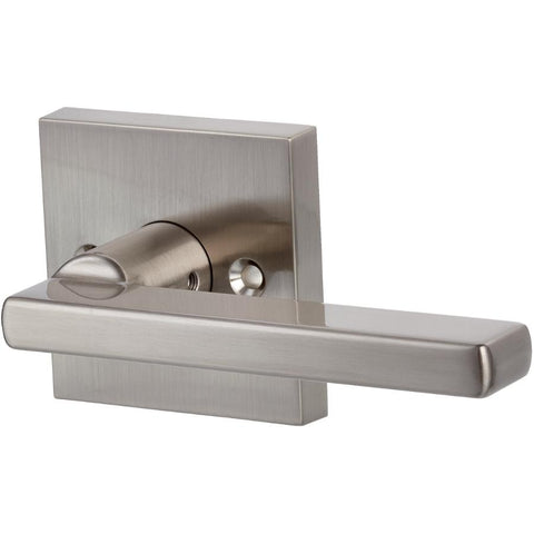 Weiser Halifax Dummy (Half) Lever, Interior Door Handle for Closets, Satin Nickel (9SHD120-012)