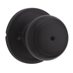 Troy Privacy Door Knobset - Matte Black