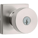 Weiser Cambie Entrance Knobset with SmartKey, Satin Nickel