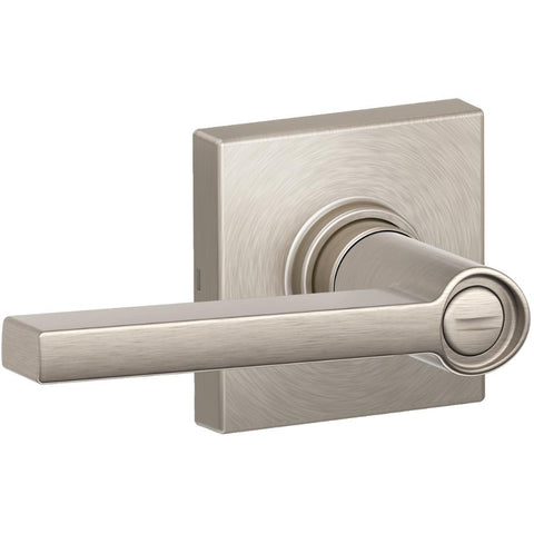 Satin Nickel Solstice/Collins Privacy Door Leverset