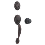 Weiser Kingsway and Fairfax Deadbolt Handleset with SmartKey, Venetian Bronze (9GAC94710-003)