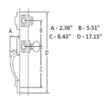 Weiser 9SH11000-008 Daytona X Regina Daytona Single Cylinder, Brass