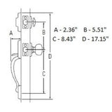 Weiser 9SH11000-008 Daytona X Regina Daytona Single Cylinder, Brass