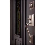 Schlage F60 V ADD 619 Acc Addison Single Cylinder Handleset and Accent Lever, Satin Nickel