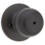 Weiser Fairfax Knob for Bedroom/Bathroom, Interior Door Handle, Venetian Bronze (9GAC3310-008)