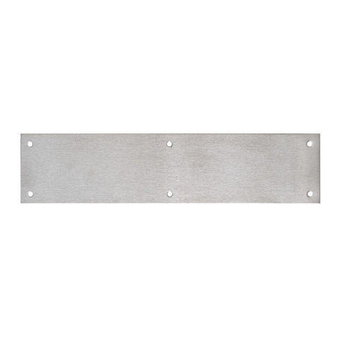 Weiser DTC10072 Tell Stainless Steel Push Plate, 3.5"x15"