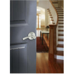 Satin Nickel Merano Passage Door Leverset