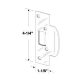 Prime-Line Products U 9422 Security Latch Strike, Brass Plated