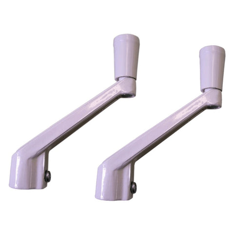 Ideal Security Inc. SK925 2 Fixed Window Casement Handles, White