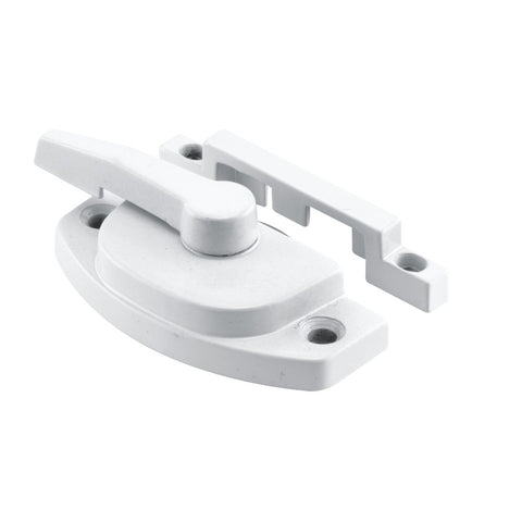 Prime-Line Products F 2588 Window Sash Lock with Keeper, Cam Action, White Finish