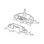 Prime-Line Products F 2588 Window Sash Lock with Keeper, Cam Action, White Finish