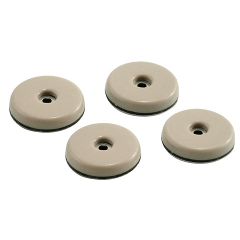 Shepherd Hardware 9454 2-1/2-Inch Round, Adhesive Slide Glide Furniture Sliders, 4-Pack