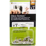 Under the Roof Decorating 3-100142 Deco Screw Nickel Project Pack