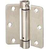 Onward 52821NBR 3-1/2" Full Mortise Adjustable Spring Hinge, Brushed Nickel