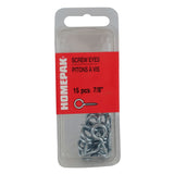 15 Pack 7/8" B-2 Screw Eyes