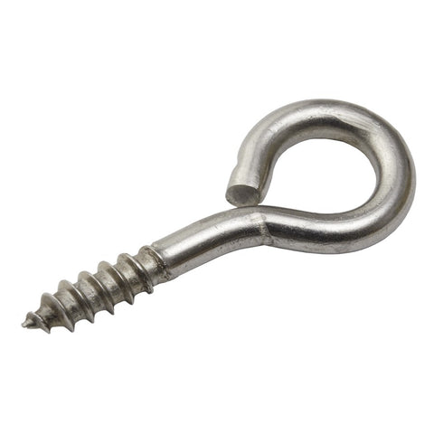 1-5/8" #8 Stainless Steel Screw Eye