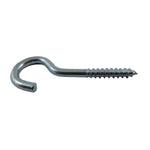10 Pack 1-5/8" #4 Zinc Screw Hooks