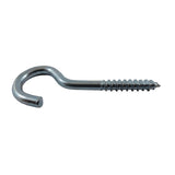 10 Pack 1-5/8" #4 Zinc Screw Hooks