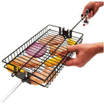 Onward Manufacturing Company Non-Stick Flat Spit Rotisserie Grill Basket (Discontinued by Manufacturer)