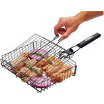 GrillPro 24876 Deluxe Non Stick Broiler Basket with Detachable Handle