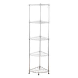 12" x 12" x 59" 5 Shelf Corner Wire Shelf