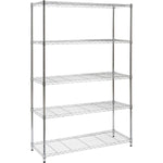 18 inch(s) x 48 inch(s) x 72 inch(s) 5 Shelf Chrome Wire Shelving Unit