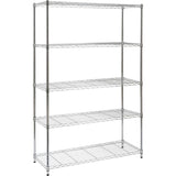 18 inch(s) x 48 inch(s) x 72 inch(s) 5 Shelf Chrome Wire Shelving Unit