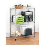 14" x 24" x 30" 3 Shelf Chrome Wire Shelving Unit