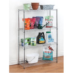 14 inch(s) x 36 inch(s) x 54 inch(s) 4 Shelf Chrome Wire Shelving Unit