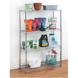 14 inch(s) x 36 inch(s) x 54 inch(s) 4 Shelf Chrome Wire Shelving Unit