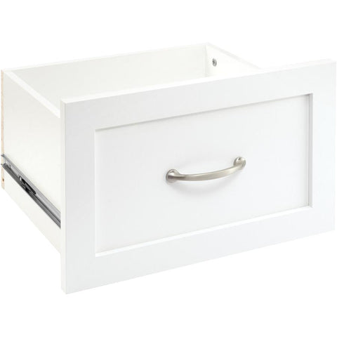 16" x 10" Pure White 1 Drawer Suite Symphony Storage Organizer