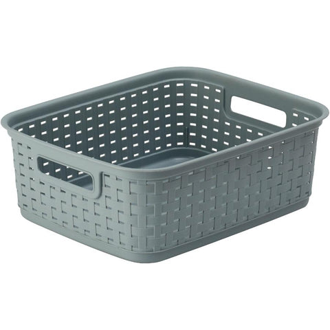 STERILITE Cement Short Weave Basket, Multi