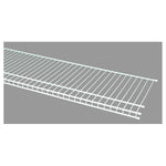 16" x 4' White Superslide Wire Shelf
