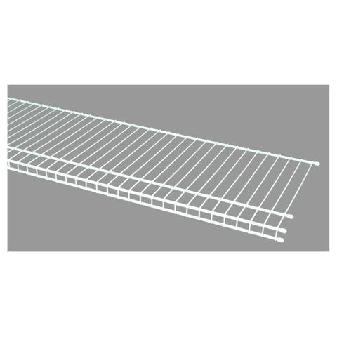 16" x 4' White Superslide Wire Shelf