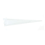 12 inch(s) Double Track White Shelf Bracket