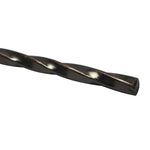1/4" x 30" Antique Brass Twist Stair Rod