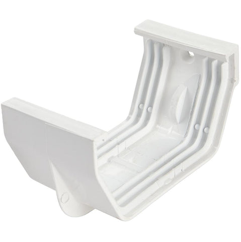 Contemporary White Vinyl Gutter Joiner