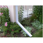 2 in. x 3 in. Vinyl Downspout Extension-Amerimax Home Products-KM9030