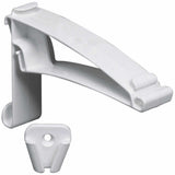 Traditional White Hidden Vinyl Gutter Hook