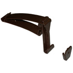 Traditional Brown Hidden Vinyl Gutter Hook