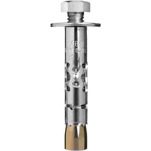 15 Pack 1/2" x 6" Hex Parasleeve Anchor