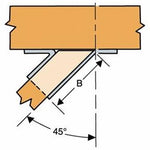 Simpson Strong Tie SUL26 2-Inch by 6-Inch Joist Hanger Skewed Left