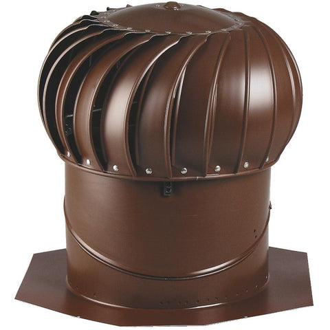 14 inch(s) Brown Aluminum Turbine Vent
