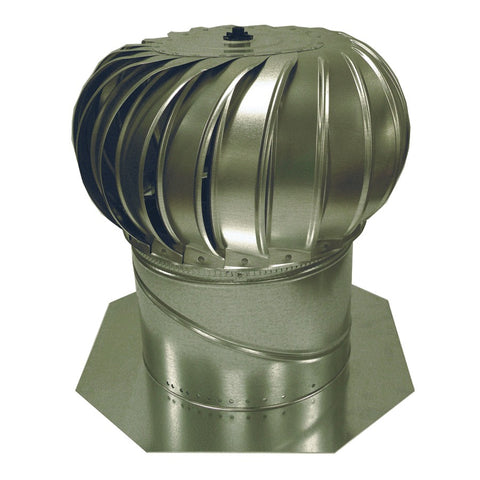 14" Mill Aluminum Turbine Vent