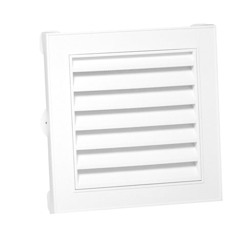 Duraflo 626043-00 12-Inch Square Gable Vent, White